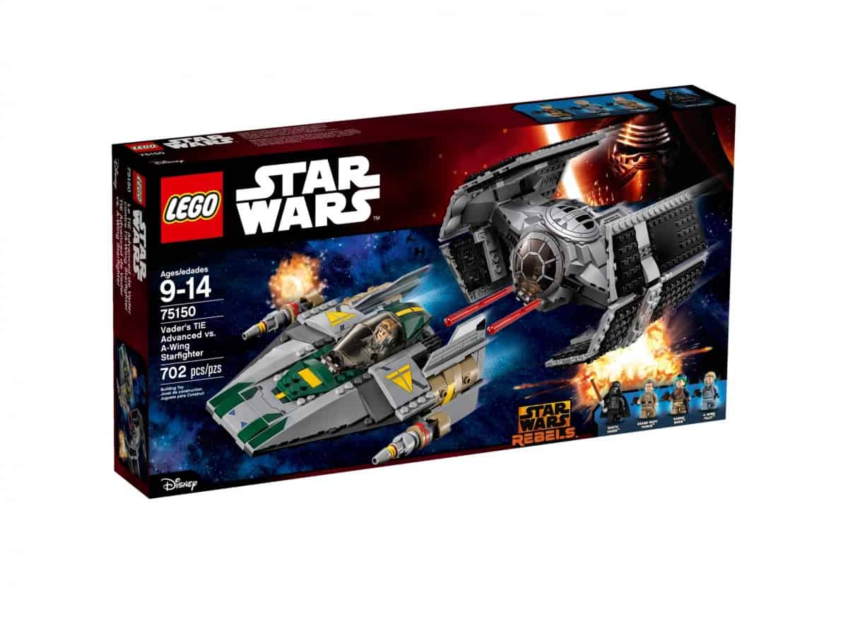 lego 75150 vaders tie advanced vs a wing starfighter scaled