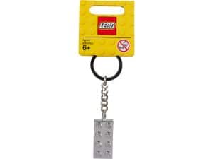 lego 851406 2x4 nyckelring i metallic