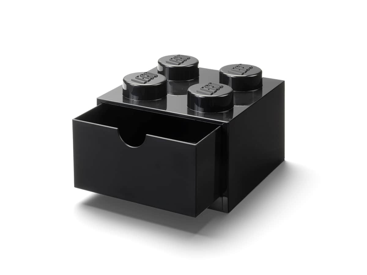 lego 5006312 skrivbordslada med 4 knoppar svart