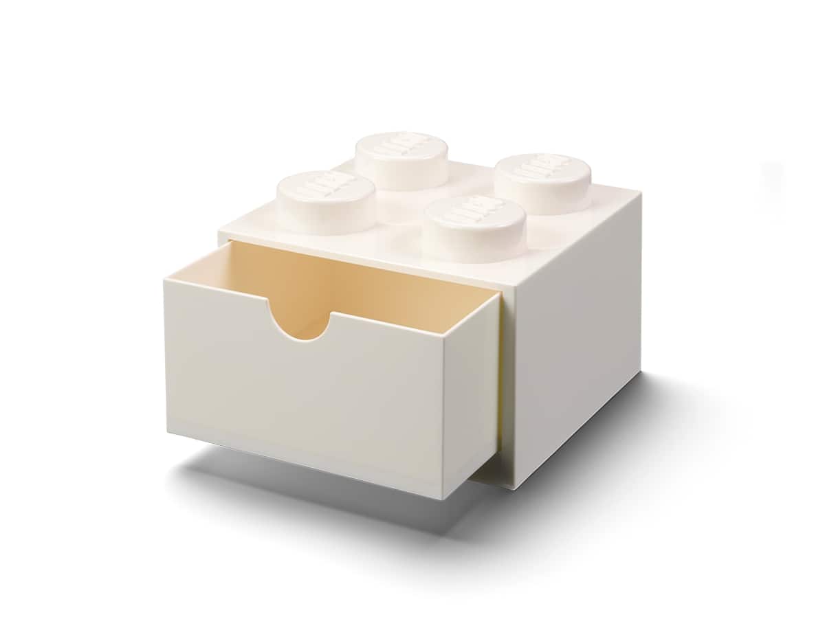 lego 5006313 skrivbordslada med 4 knoppar vit