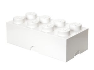 lego 5006913 forvaringskloss med 8 knoppar vit