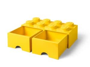 lego 5006133 forvaringskloss med 8 knoppar gul