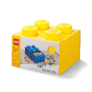 lego 5006170 forvaringskloss med 4 knoppar gul