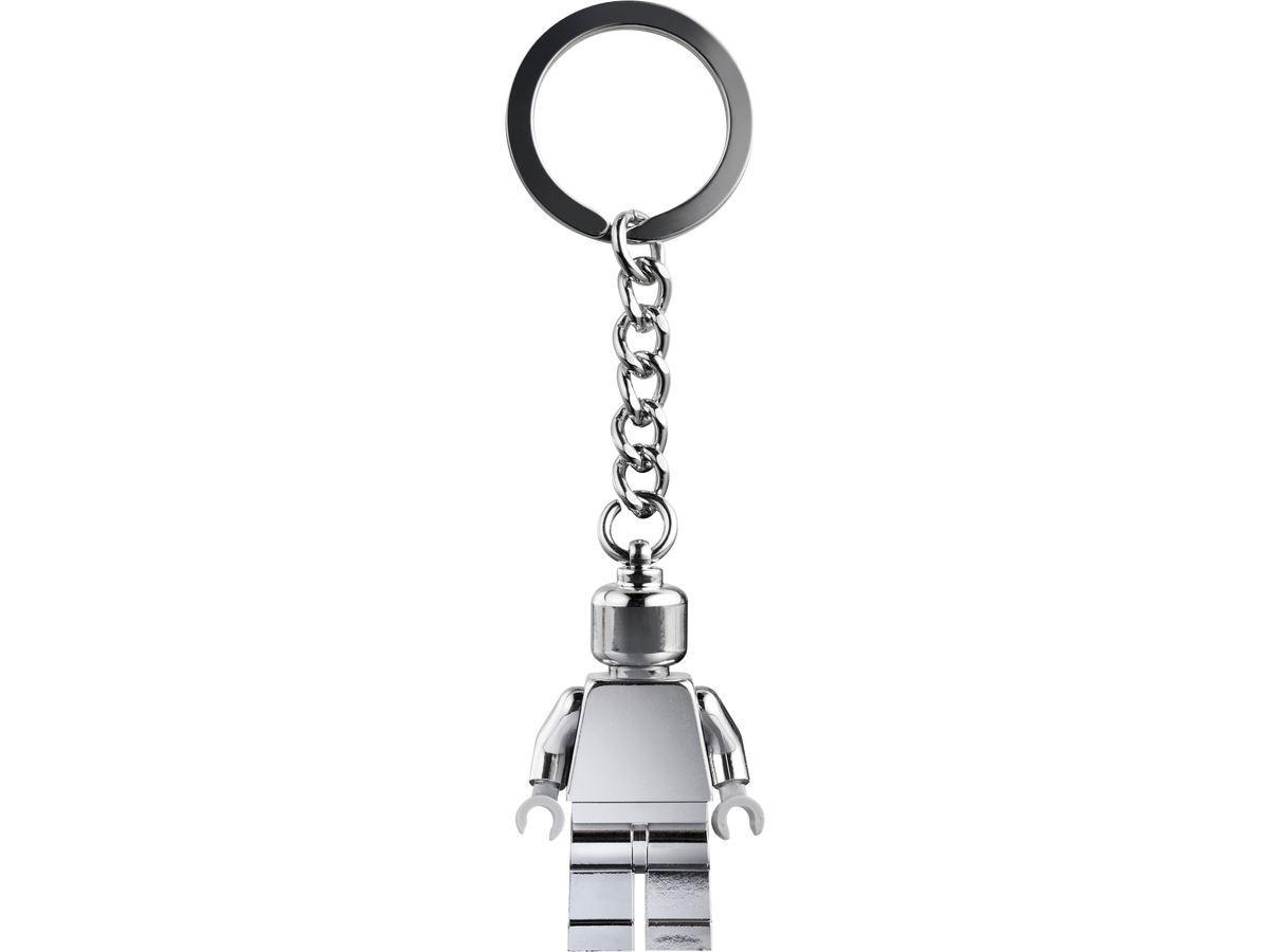 silver minifigure key chain 854305